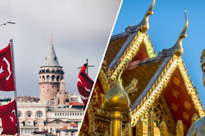Turquía y Tailandia